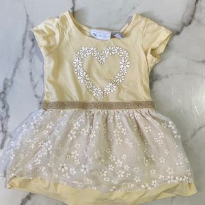 The Children’s Place Yellow/White Daisy Toddler Dress